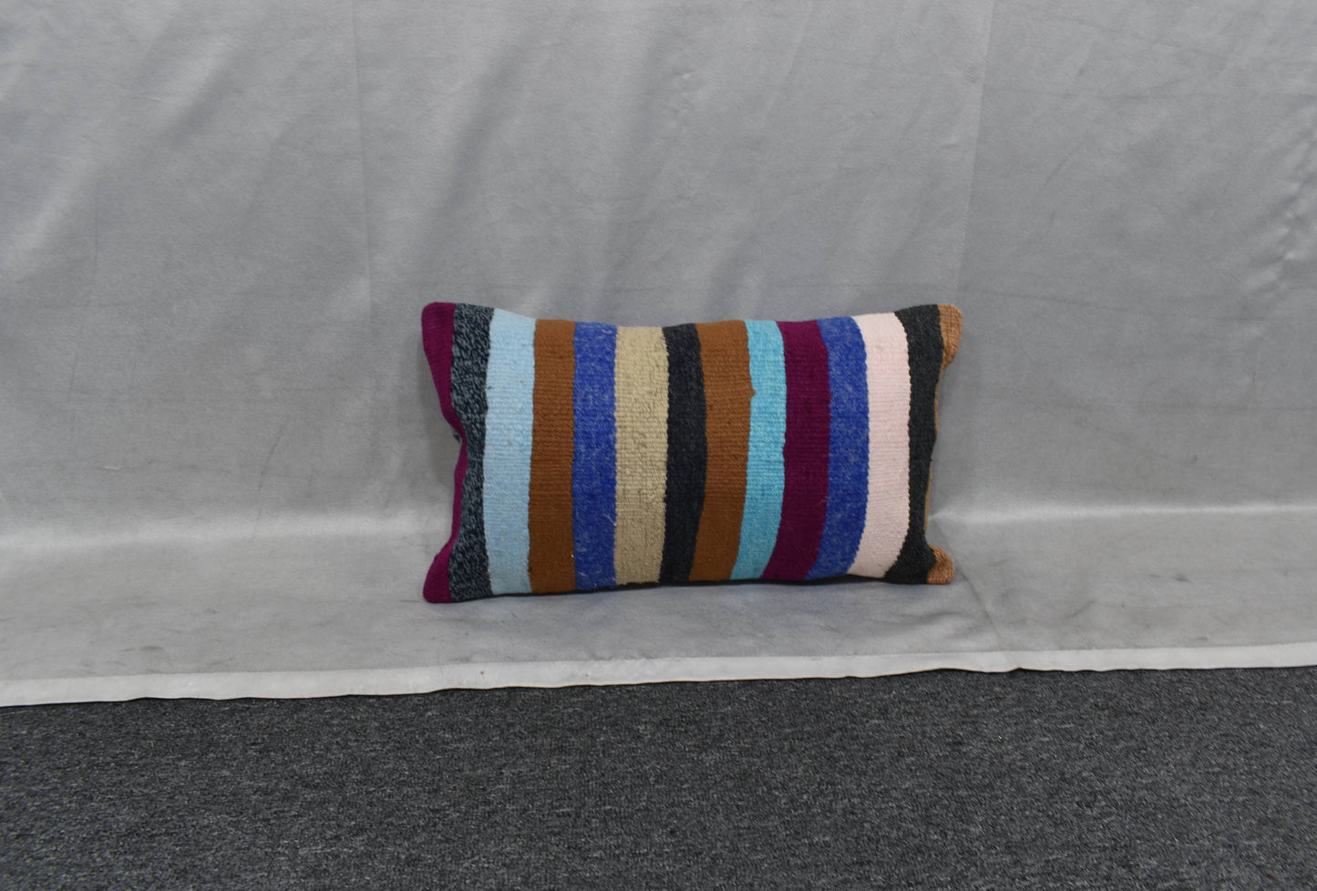 Yeni El Dokuma Dekoratif Lumbar Kilim Kırlent Yastık Kılıfı 6102