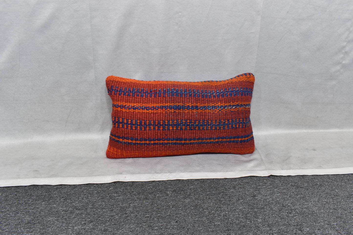 Yeni El Dokuma Dekoratif Lumbar Kilim Kırlent Yastık Kılıfı 6104