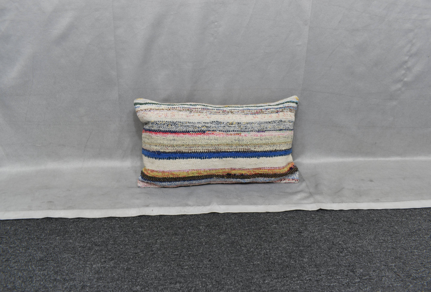 Yeni El Dokuma Dekoratif Lumbar Kilim Kırlent Yastık Kılıfı 6108