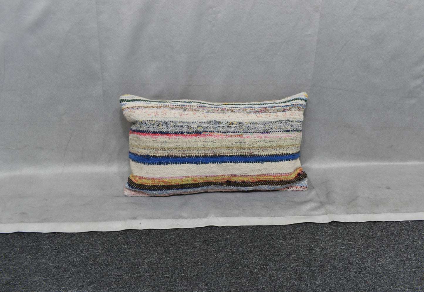 Yeni El Dokuma Dekoratif Lumbar Kilim Kırlent Yastık Kılıfı 6108