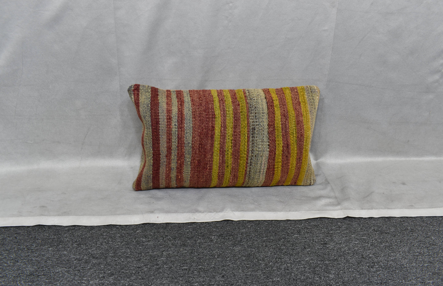 Yeni El Dokuma Dekoratif Lumbar Kilim Kırlent Yastık Kılıfı 6111