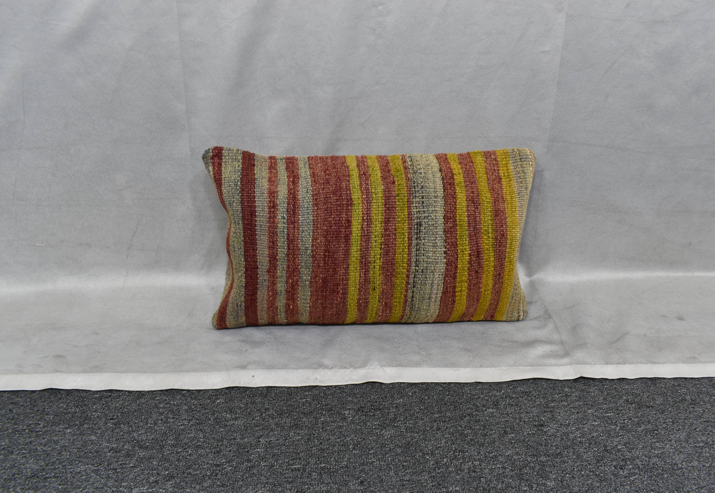 Yeni El Dokuma Dekoratif Lumbar Kilim Kırlent Yastık Kılıfı 6111