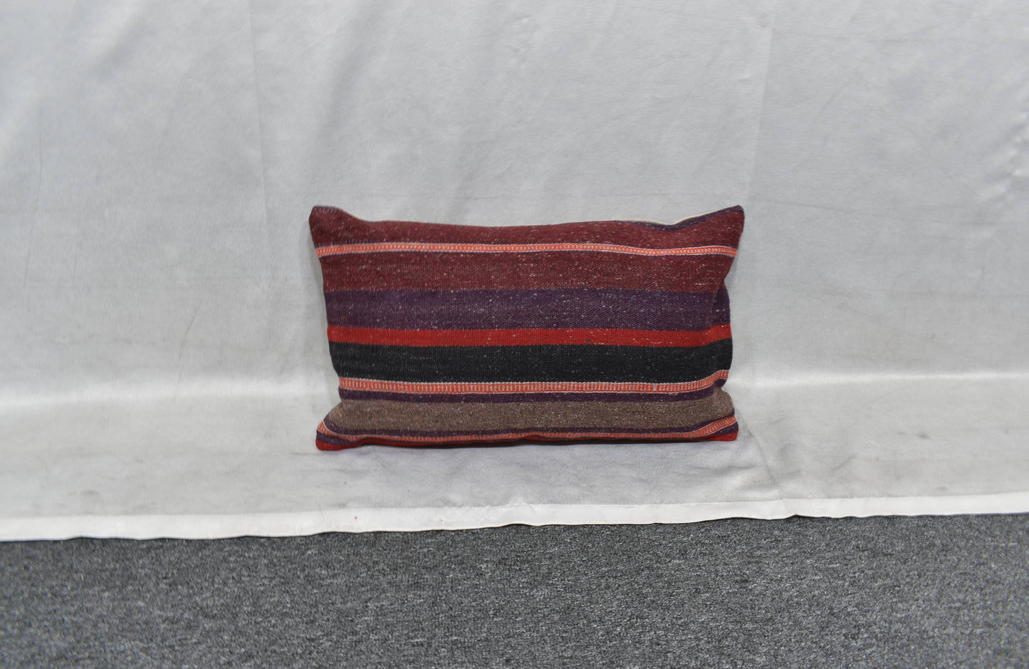 Yeni El Dokuma Dekoratif Lumbar Kilim Kırlent Yastık Kılıfı 6114