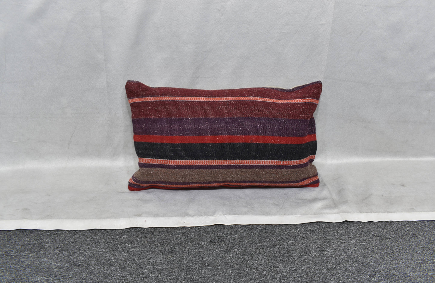 Yeni El Dokuma Dekoratif Lumbar Kilim Kırlent Yastık Kılıfı 6114