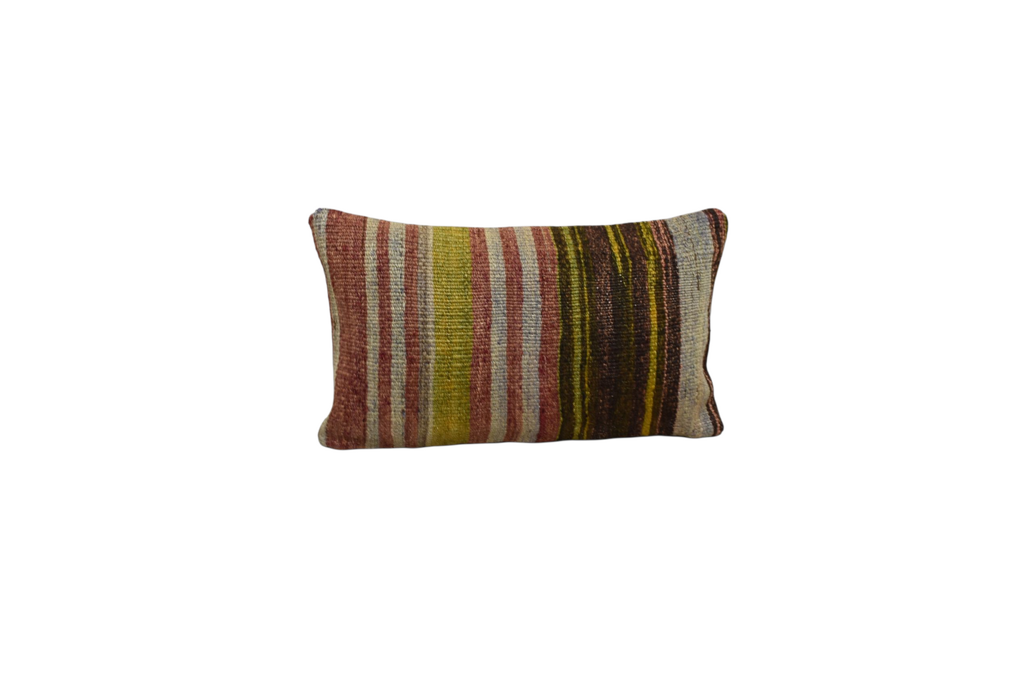Yeni El Dokuma Dekoratif Lumbar Kilim Kırlent Yastık Kılıfı 6119