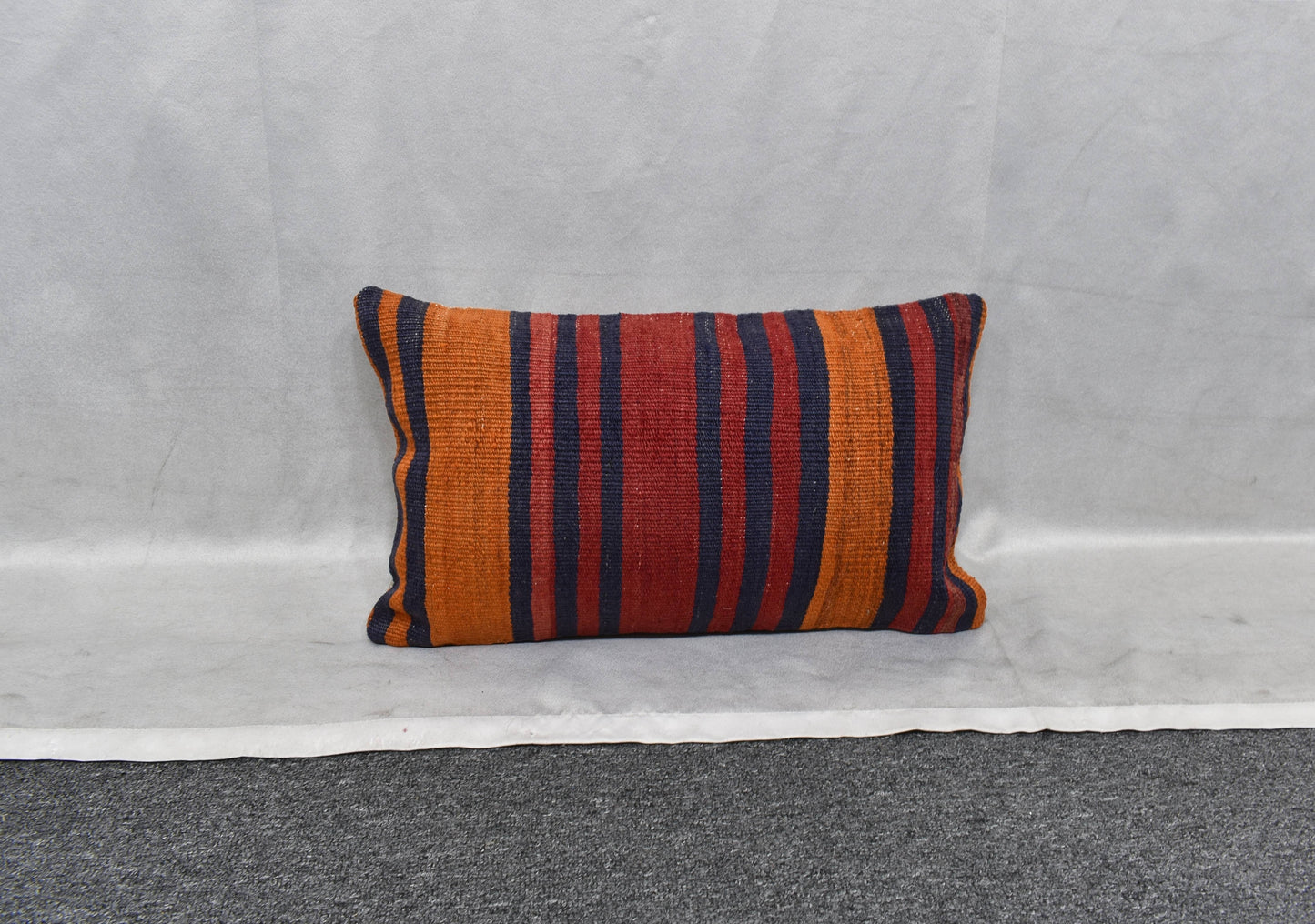Yeni El Dokuma Dekoratif Lumbar Kilim Kırlent Yastık Kılıfı 6120