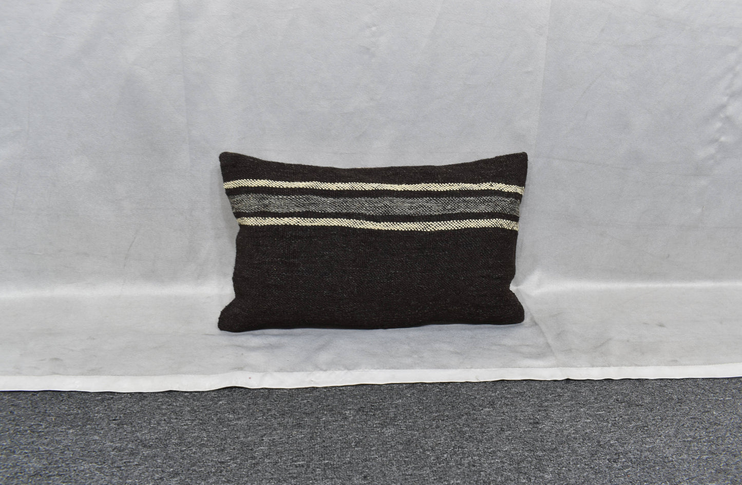 Yeni El Dokuma Dekoratif Lumbar Kilim Kırlent Yastık Kılıfı 6127