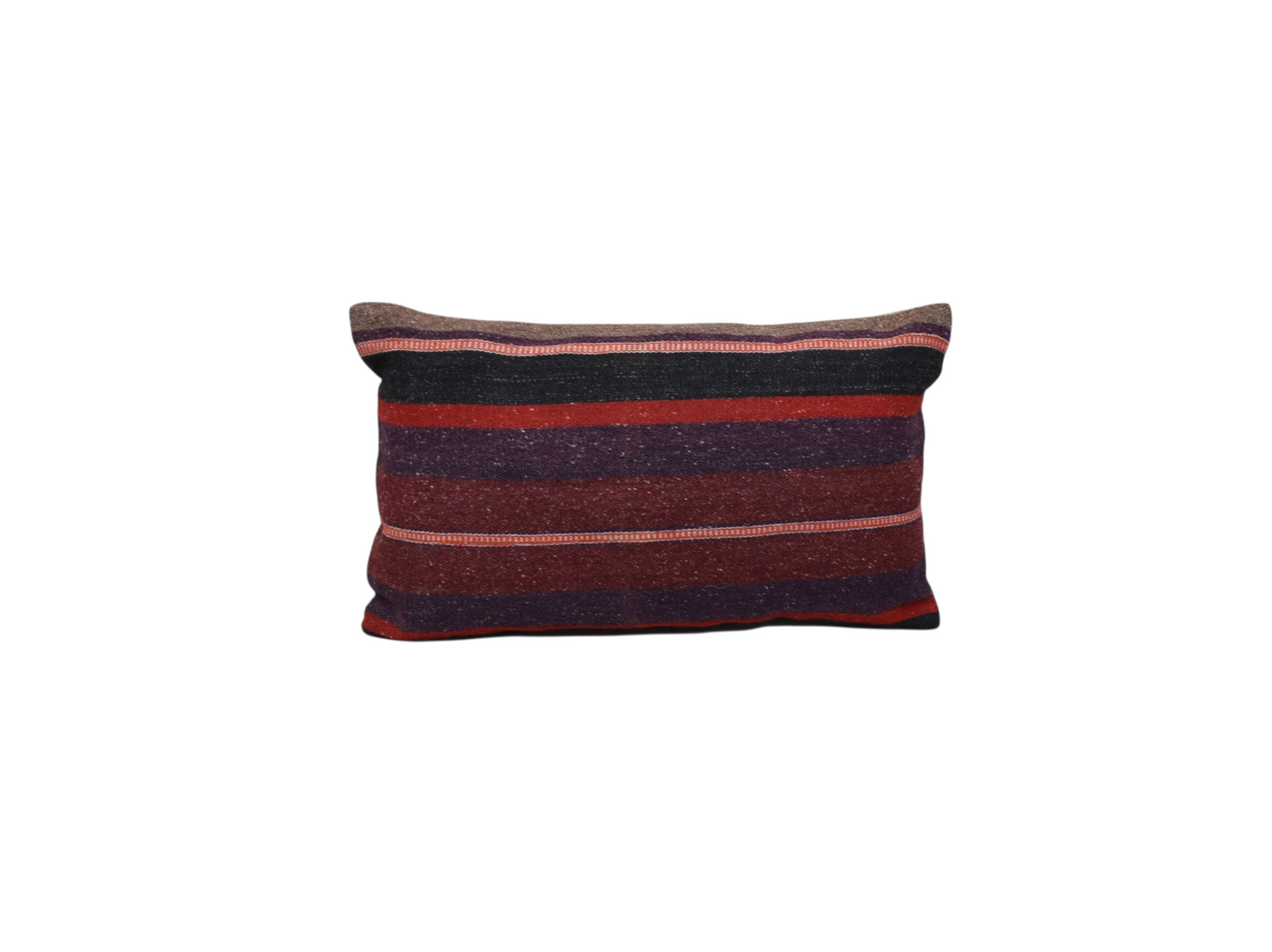 Yeni El Dokuma Dekoratif Lumbar Kilim Kırlent Yastık Kılıfı 6128