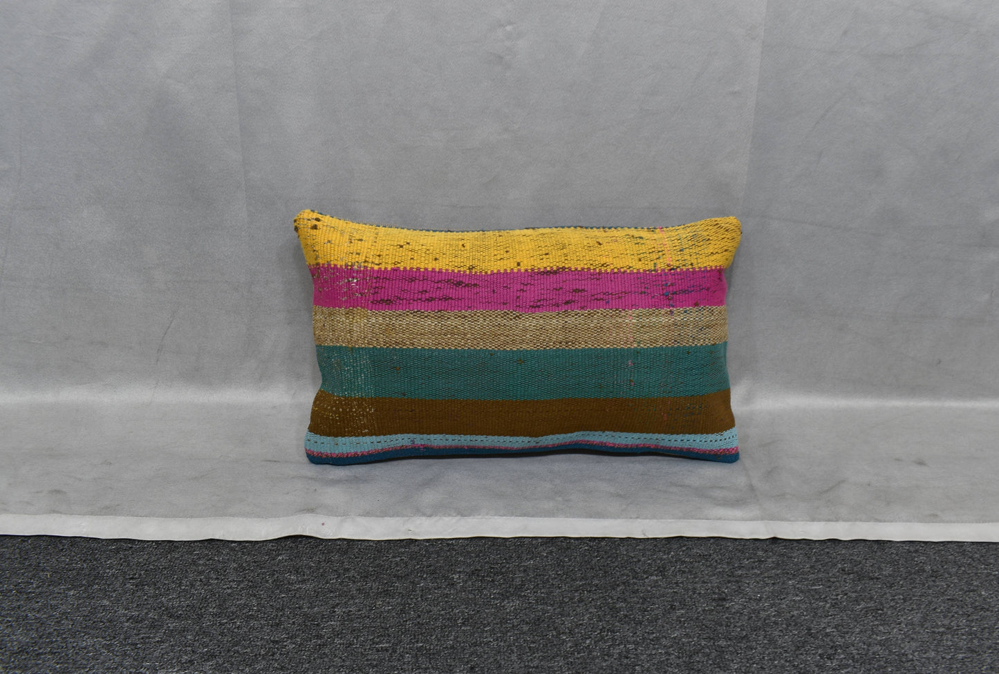 Yeni El Dokuma Dekoratif Lumbar Kilim Kırlent Yastık Kılıfı 6130