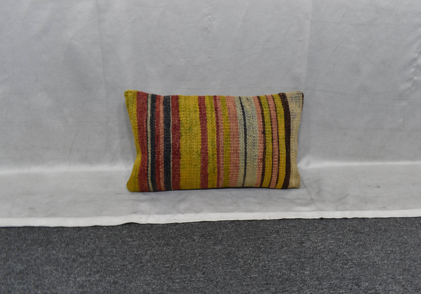 Yeni El Dokuma Dekoratif Lumbar Kilim Kırlent Yastık Kılıfı 6132