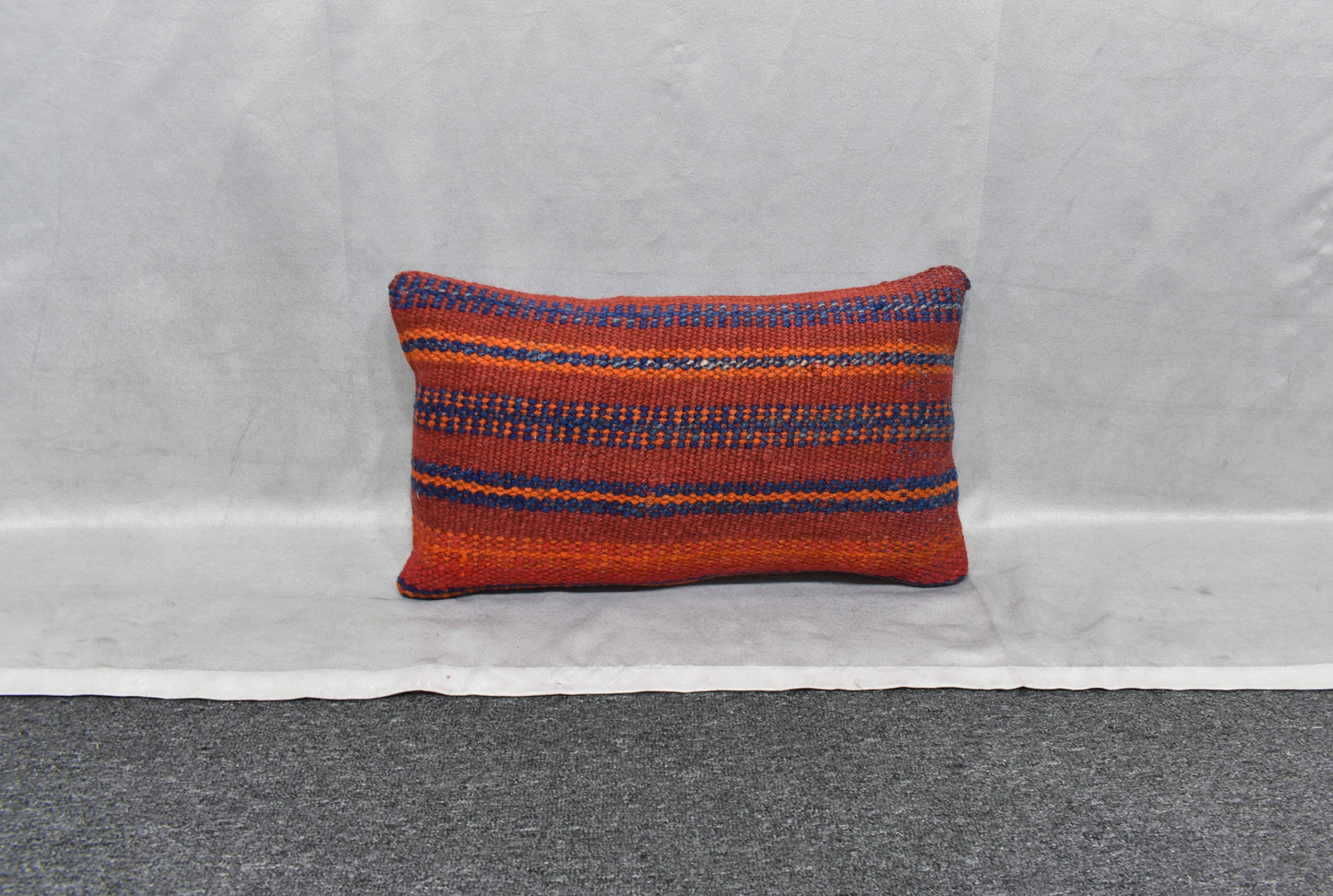 Yeni El Dokuma Dekoratif Lumbar Kilim Kırlent Yastık Kılıfı 6133