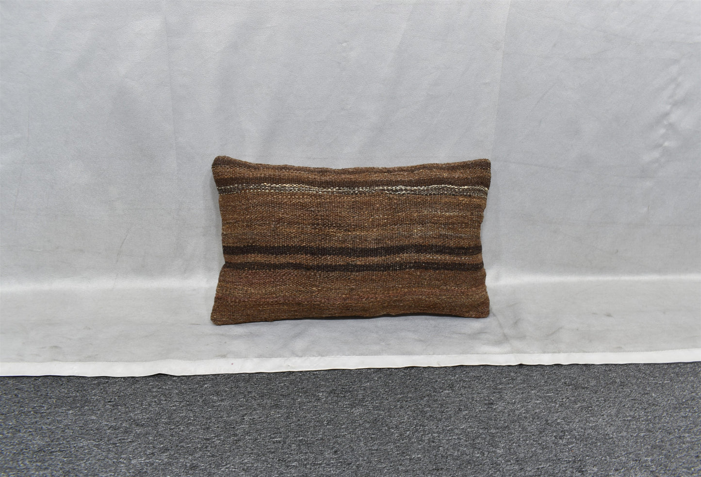 Yeni El Dokuma Dekoratif Lumbar Kilim Kırlent Yastık Kılıfı 6136