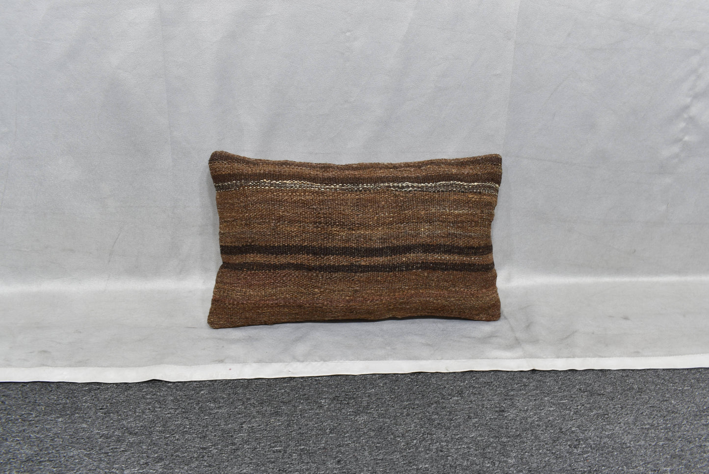 Yeni El Dokuma Dekoratif Lumbar Kilim Kırlent Yastık Kılıfı 6136