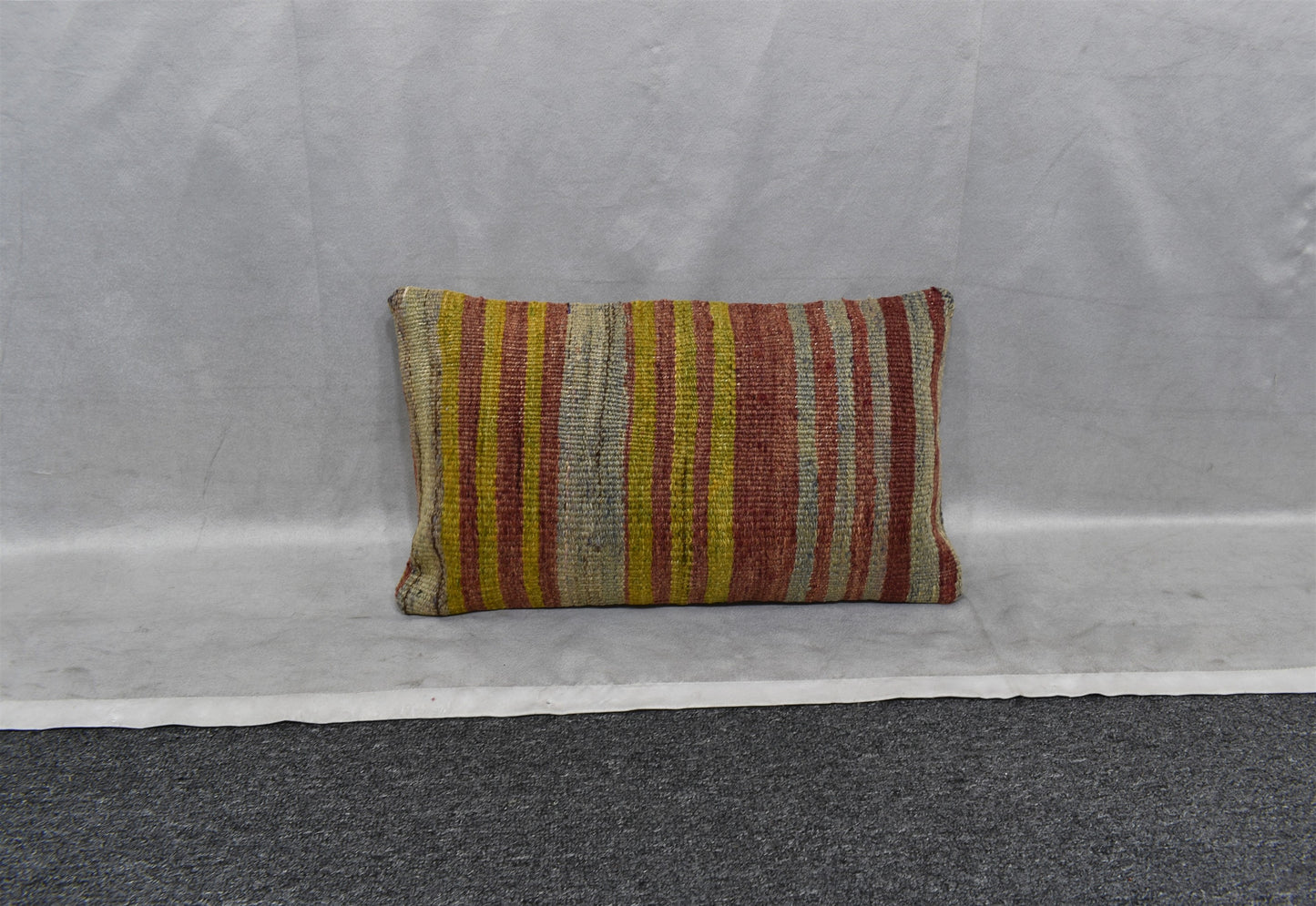 Yeni El Dokuma Dekoratif Lumbar Kilim Kırlent Yastık Kılıfı 6142