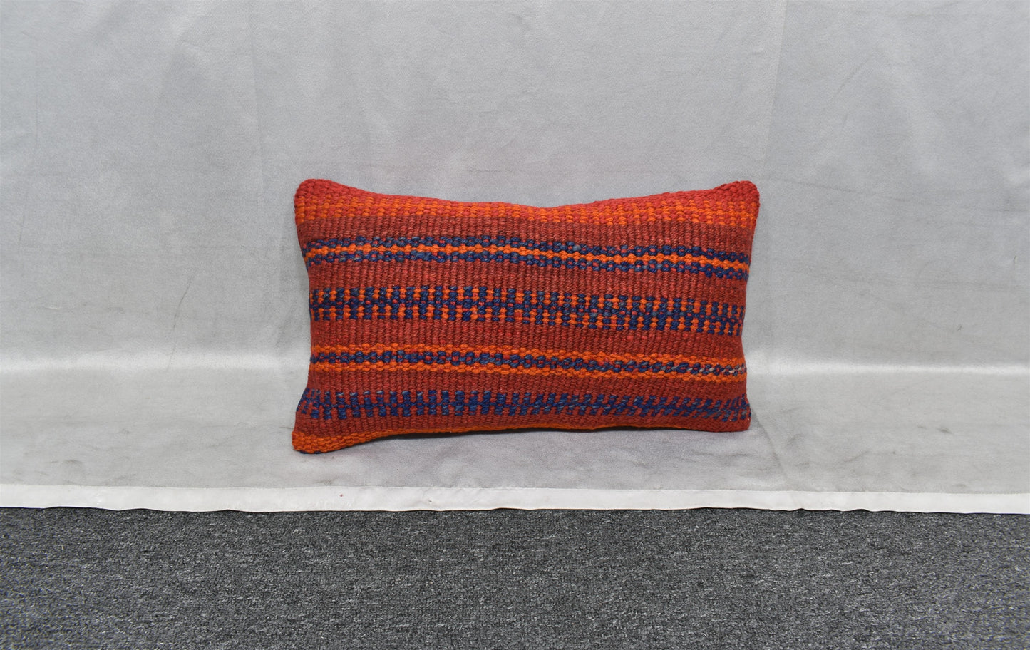 Yeni El Dokuma Dekoratif Lumbar Kilim Kırlent Yastık Kılıfı 6145