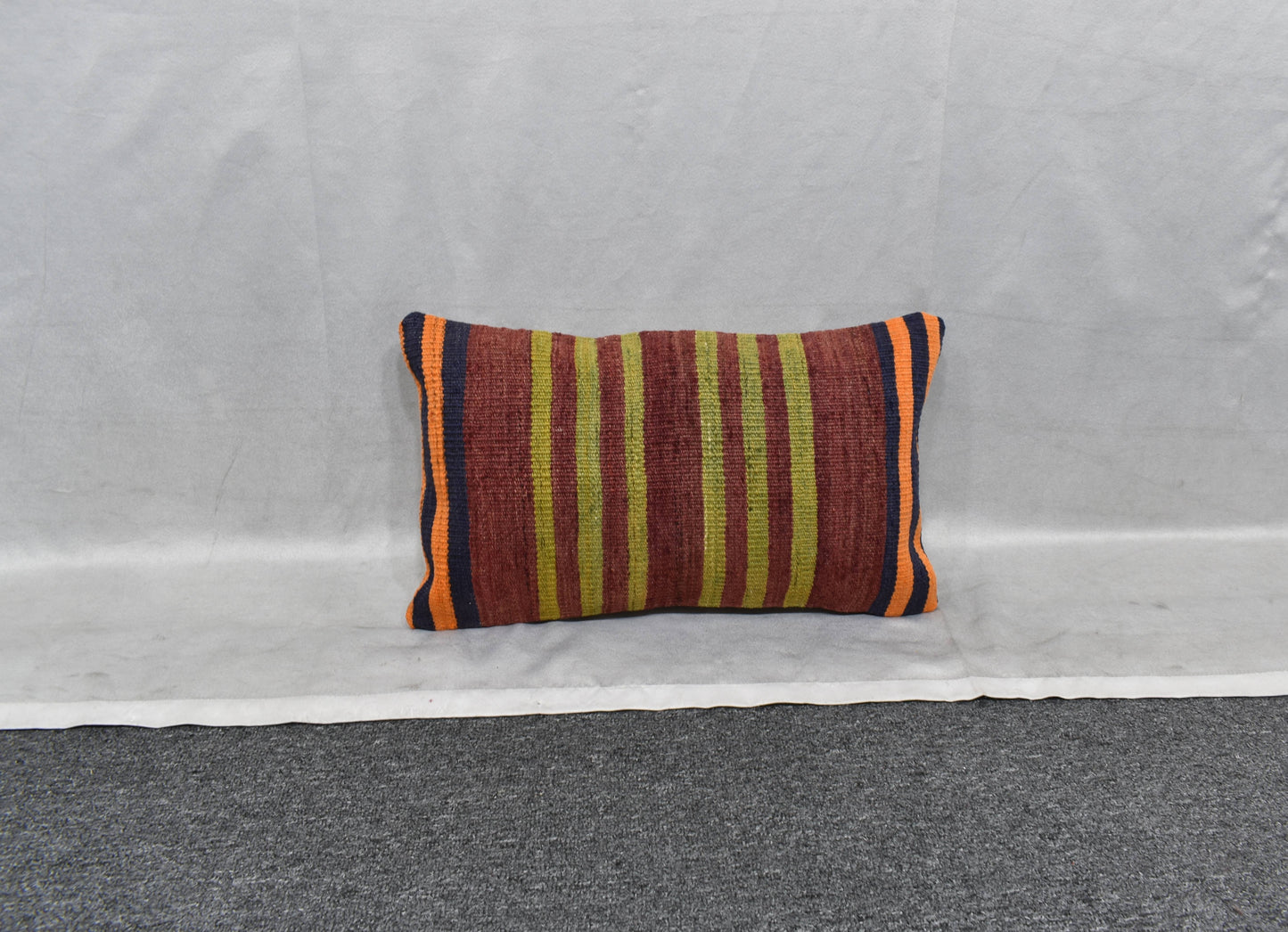 Yeni El Dokuma Dekoratif Lumbar Kilim Kırlent Yastık Kılıfı 6158