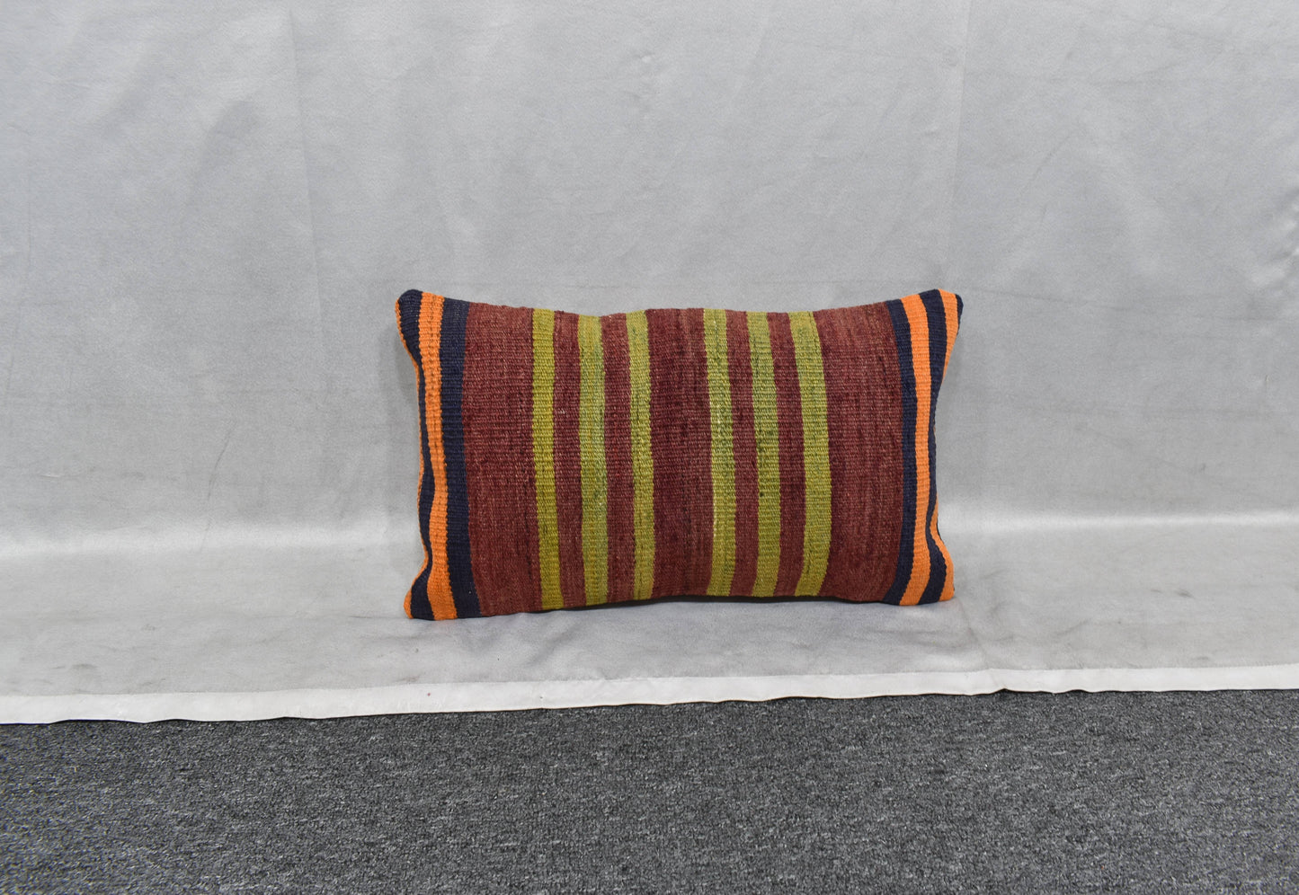Yeni El Dokuma Dekoratif Lumbar Kilim Kırlent Yastık Kılıfı 6158