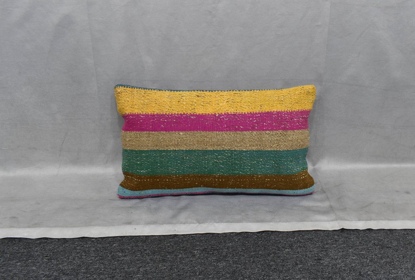 Yeni El Dokuma Dekoratif Lumbar Kilim Kırlent Yastık Kılıfı 6159