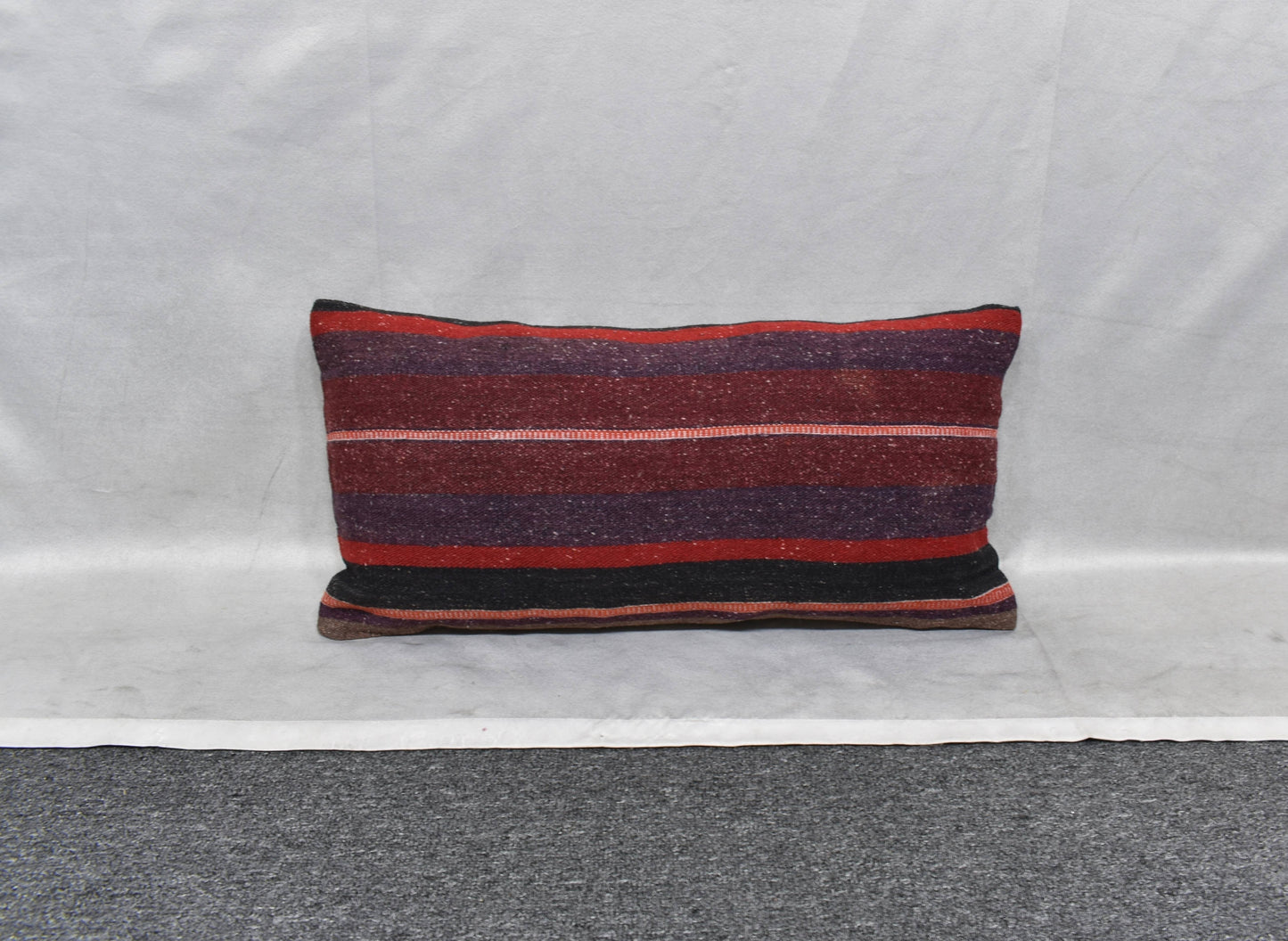 Yeni El Dokuma Dekoratif Lumbar Kilim Kırlent Yastık Kılıfı 6160