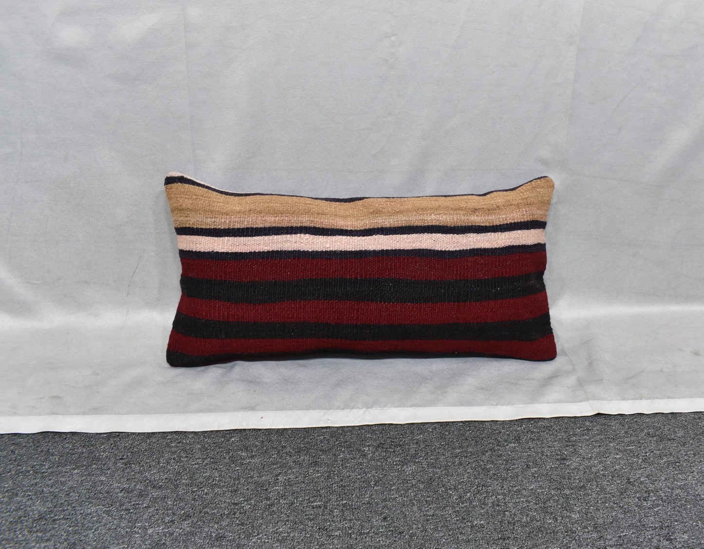 Yeni El Dokuma Dekoratif Lumbar Kilim Kırlent Yastık Kılıfı 6166