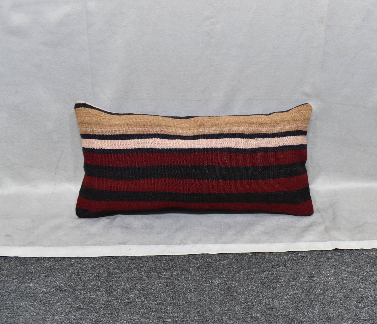 Yeni El Dokuma Dekoratif Lumbar Kilim Kırlent Yastık Kılıfı 6166