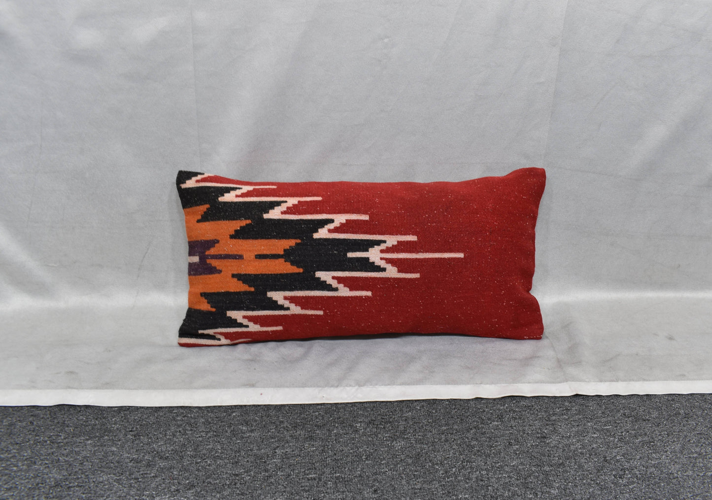 Yeni El Dokuma Dekoratif Lumbar Kilim Kırlent Yastık Kılıfı 6168