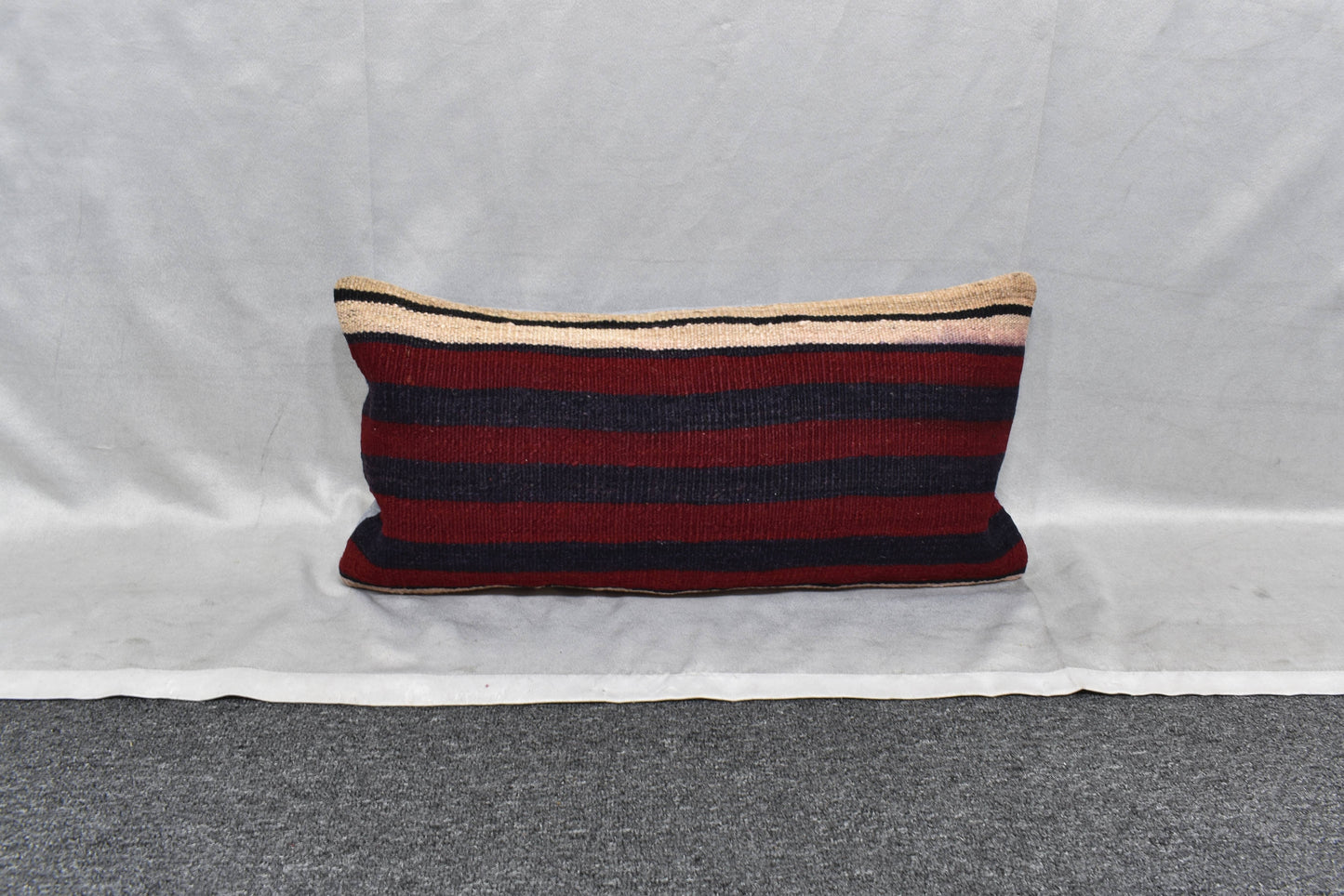 Yeni El Dokuma Dekoratif Lumbar Kilim Kırlent Yastık Kılıfı 6171