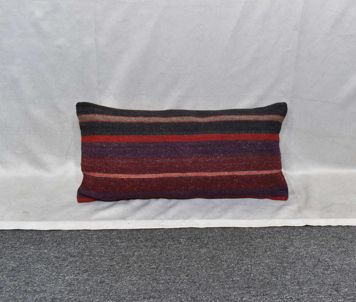 Yeni El Dokuma Dekoratif Lumbar Kilim Kırlent Yastık Kılıfı 6175