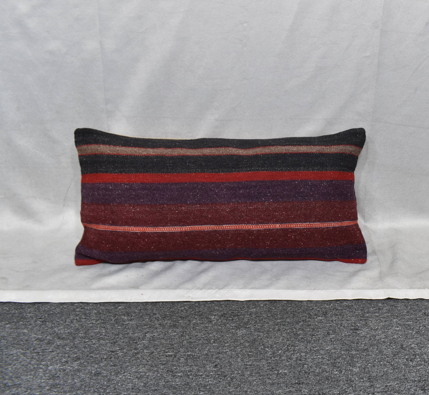 Yeni El Dokuma Dekoratif Lumbar Kilim Kırlent Yastık Kılıfı 6175