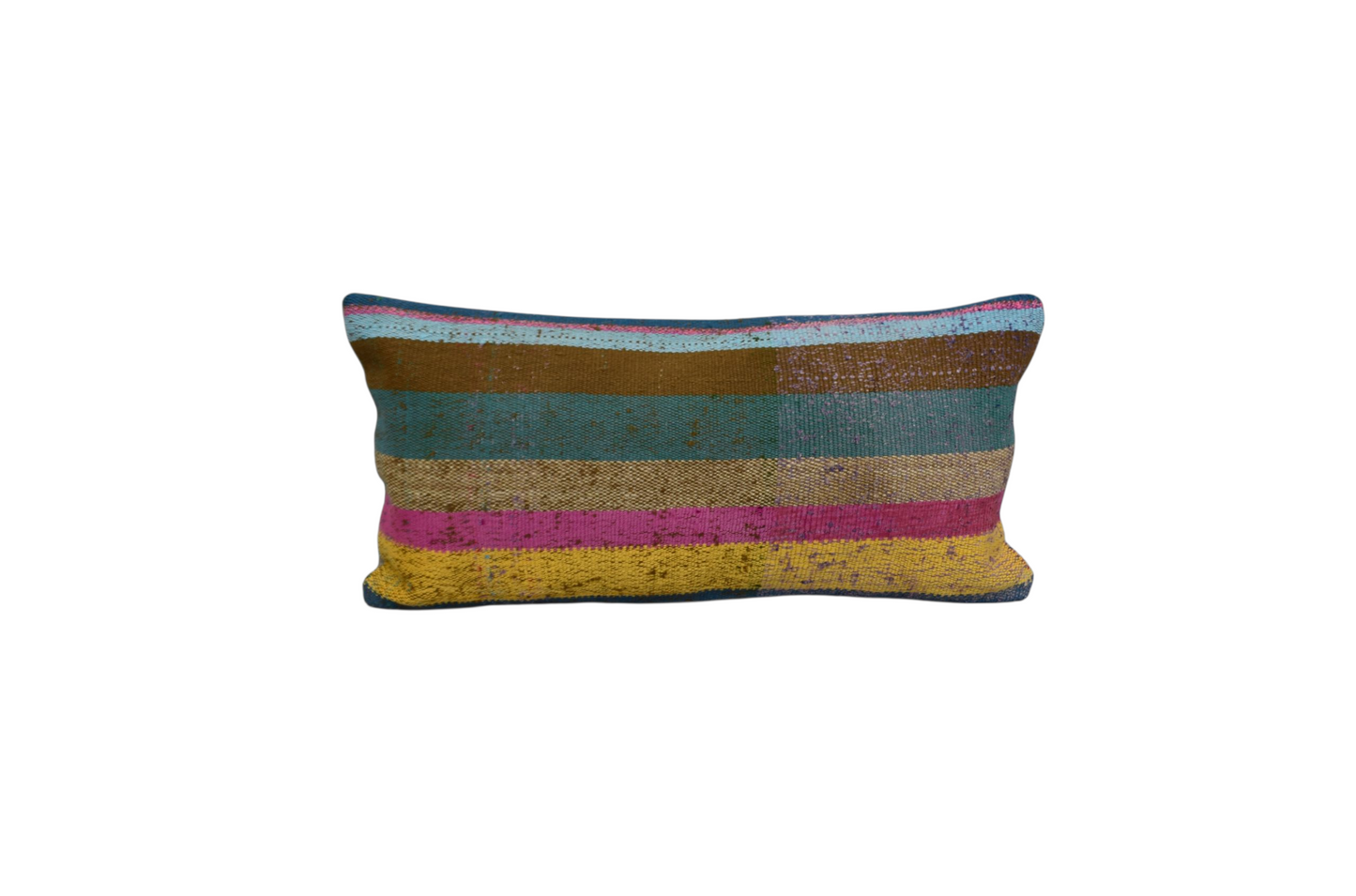 Yeni El Dokuma Dekoratif Lumbar Kilim Kırlent Yastık Kılıfı 6176
