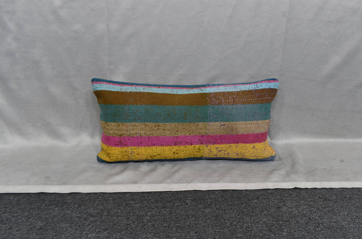 Yeni El Dokuma Dekoratif Lumbar Kilim Kırlent Yastık Kılıfı 6176