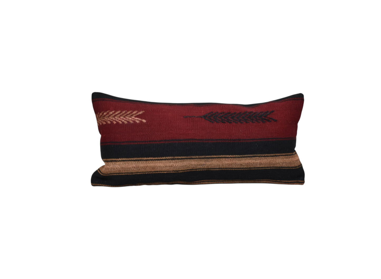 Yeni El Dokuma Dekoratif Lumbar Kilim Kırlent Yastık Kılıfı 6179