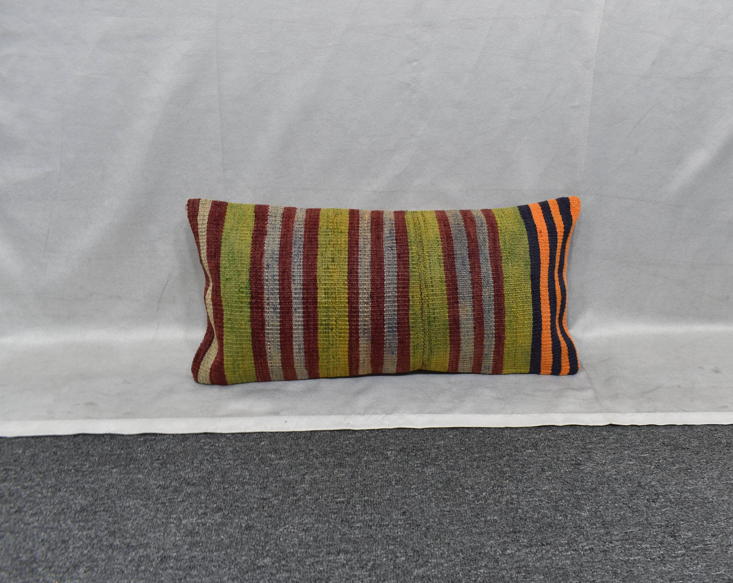 Yeni El Dokuma Dekoratif Lumbar Kilim Kırlent Yastık Kılıfı 6184