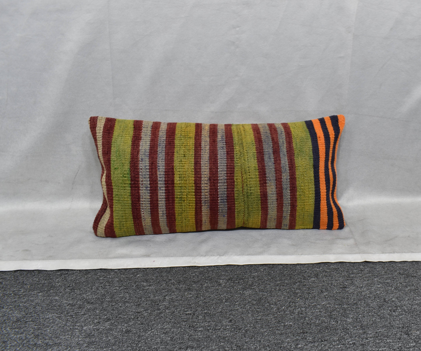 Yeni El Dokuma Dekoratif Lumbar Kilim Kırlent Yastık Kılıfı 6184