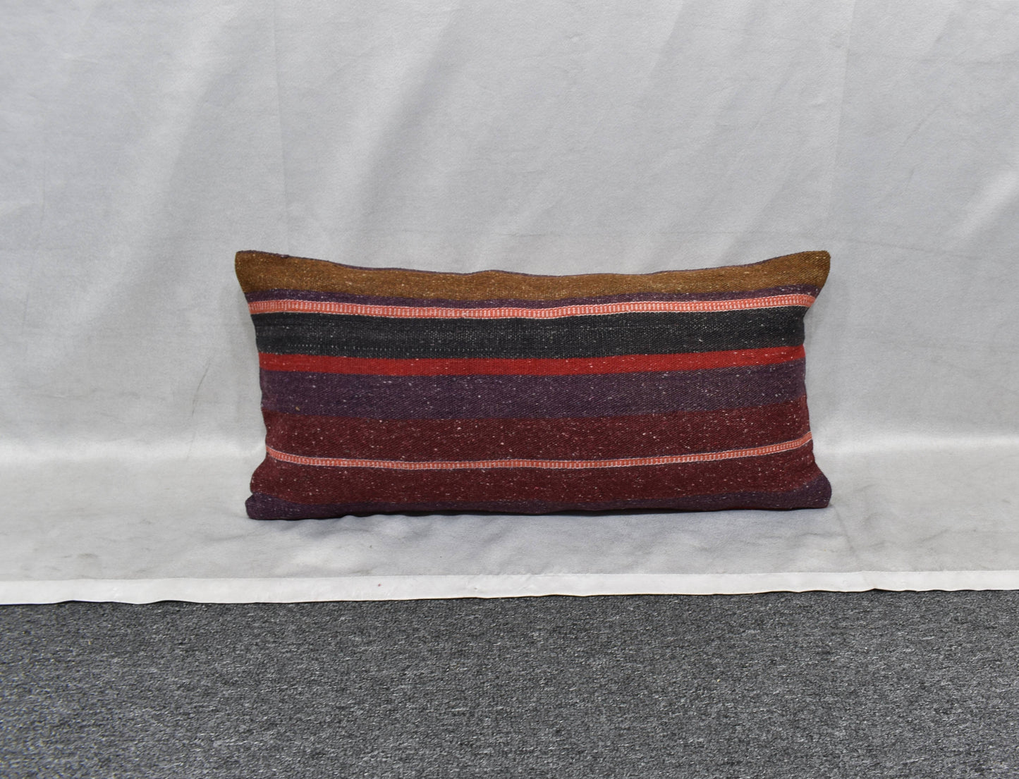 Yeni El Dokuma Dekoratif Lumbar Kilim Kırlent Yastık Kılıfı 6185