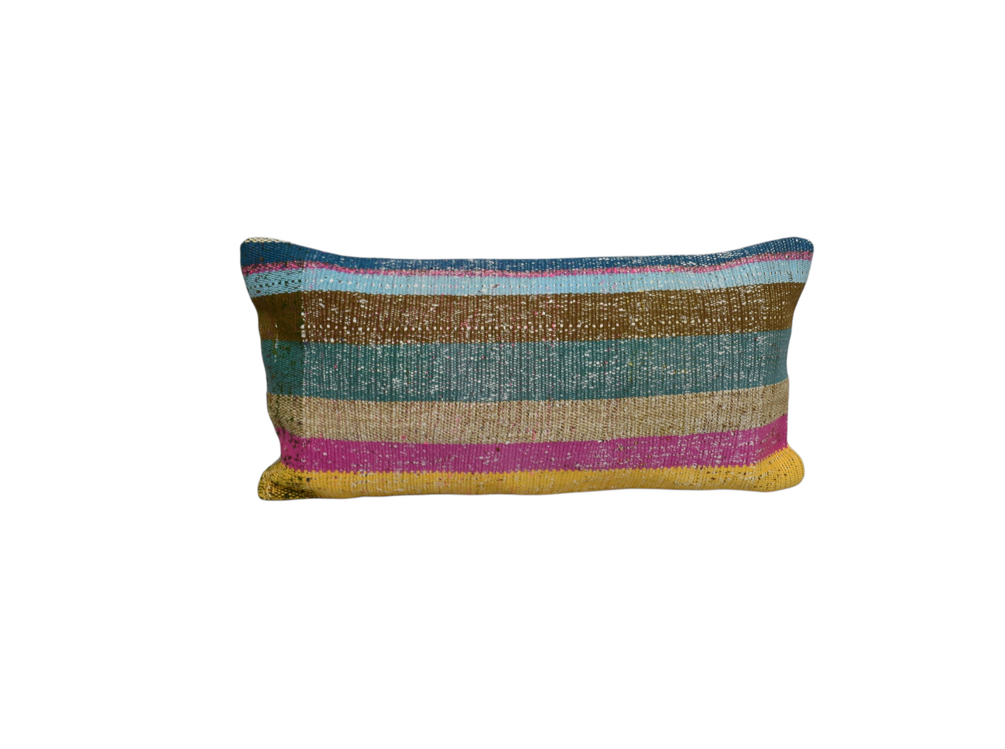 Yeni El Dokuma Dekoratif Lumbar Kilim Kırlent Yastık Kılıfı 6189