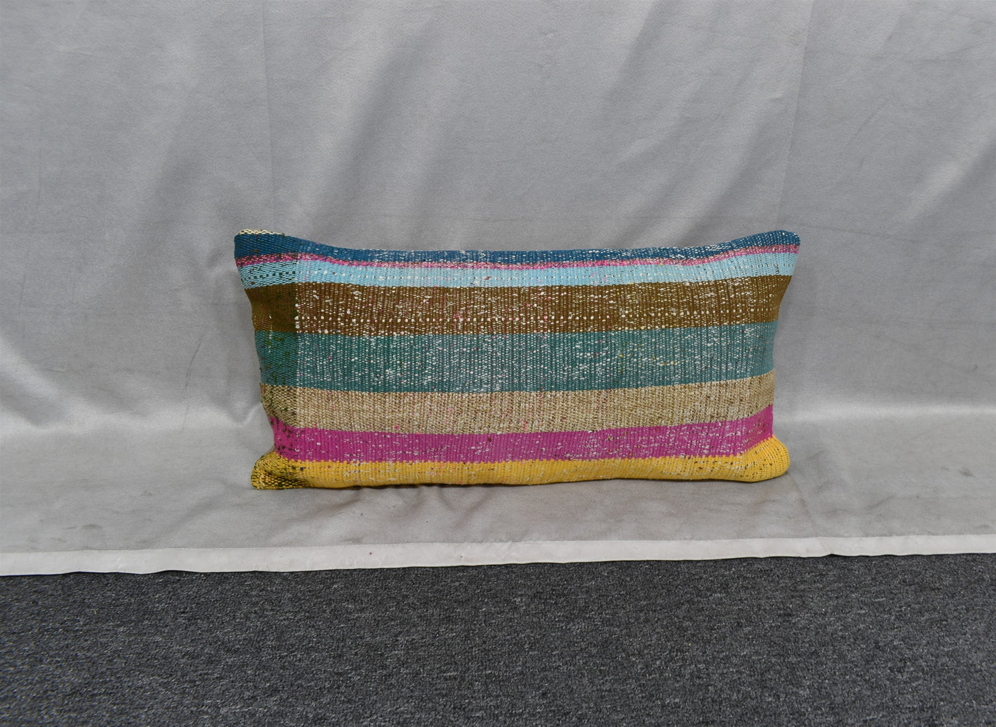 Yeni El Dokuma Dekoratif Lumbar Kilim Kırlent Yastık Kılıfı 6189
