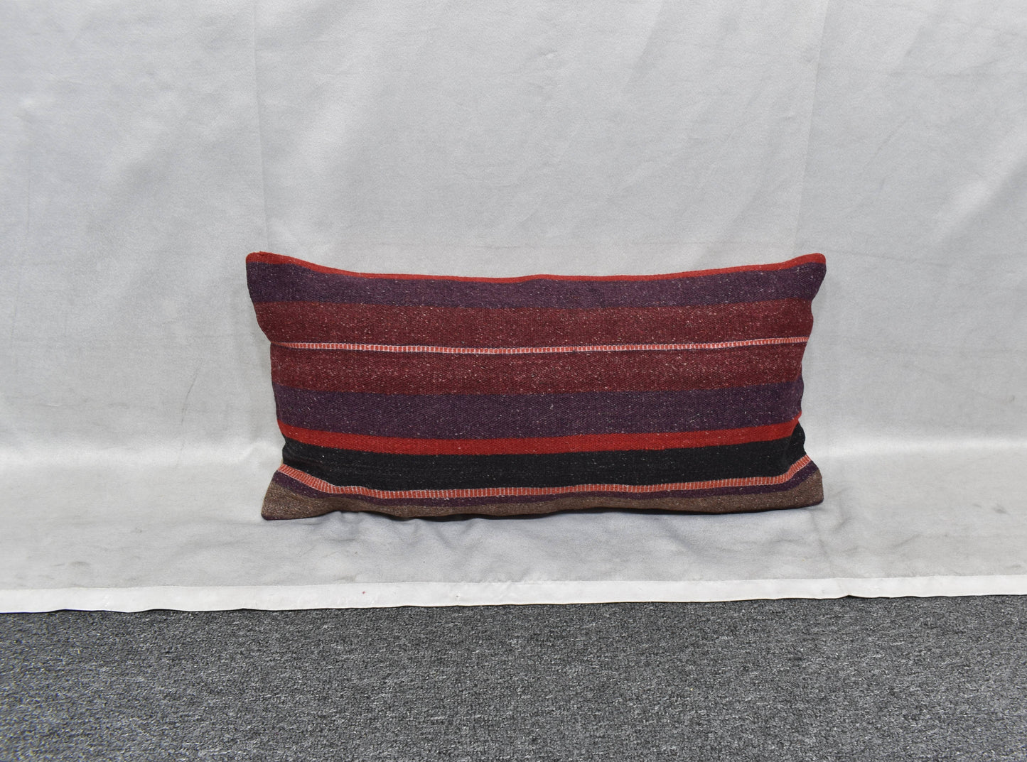 Yeni El Dokuma Dekoratif Lumbar Kilim Kırlent Yastık Kılıfı 6191