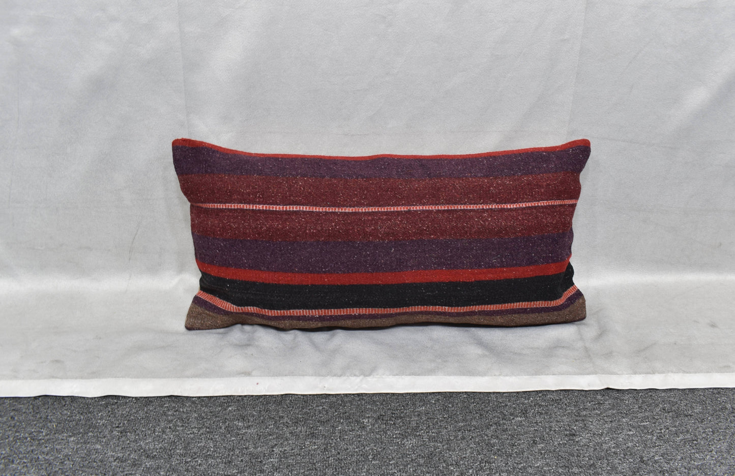 Yeni El Dokuma Dekoratif Lumbar Kilim Kırlent Yastık Kılıfı 6191