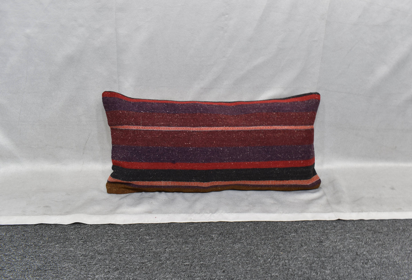 Yeni El Dokuma Dekoratif Lumbar Kilim Kırlent Yastık Kılıfı 6198