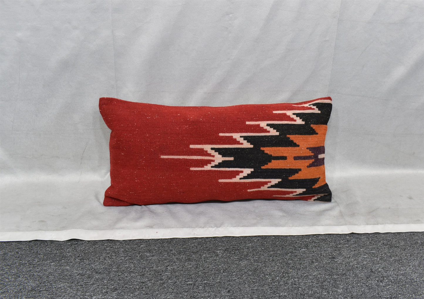 Yeni El Dokuma Dekoratif Lumbar Kilim Kırlent Yastık Kılıfı 6199