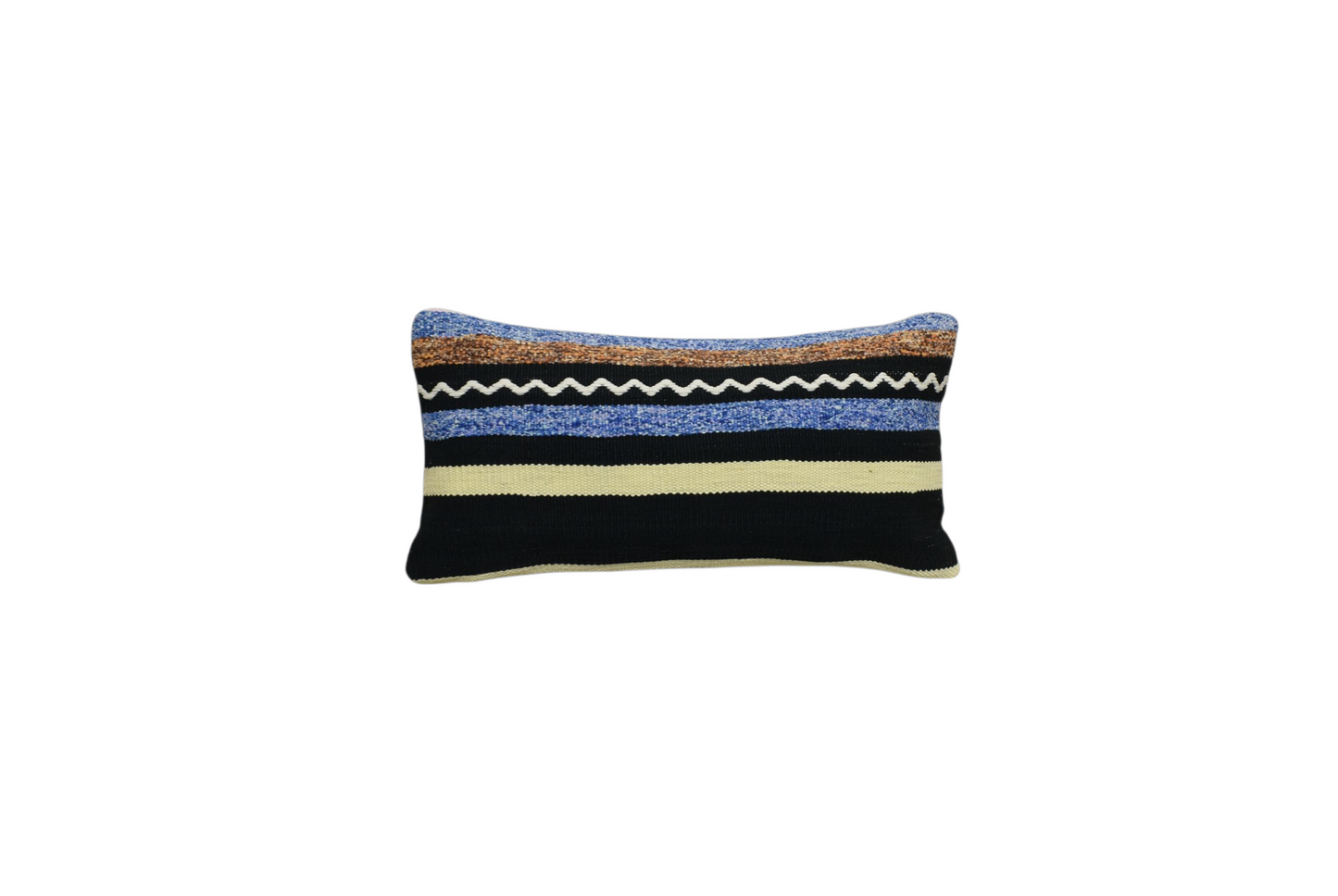 Yeni El Dokuma Dekoratif Lumbar Kilim Kırlent Yastık Kılıfı 6204