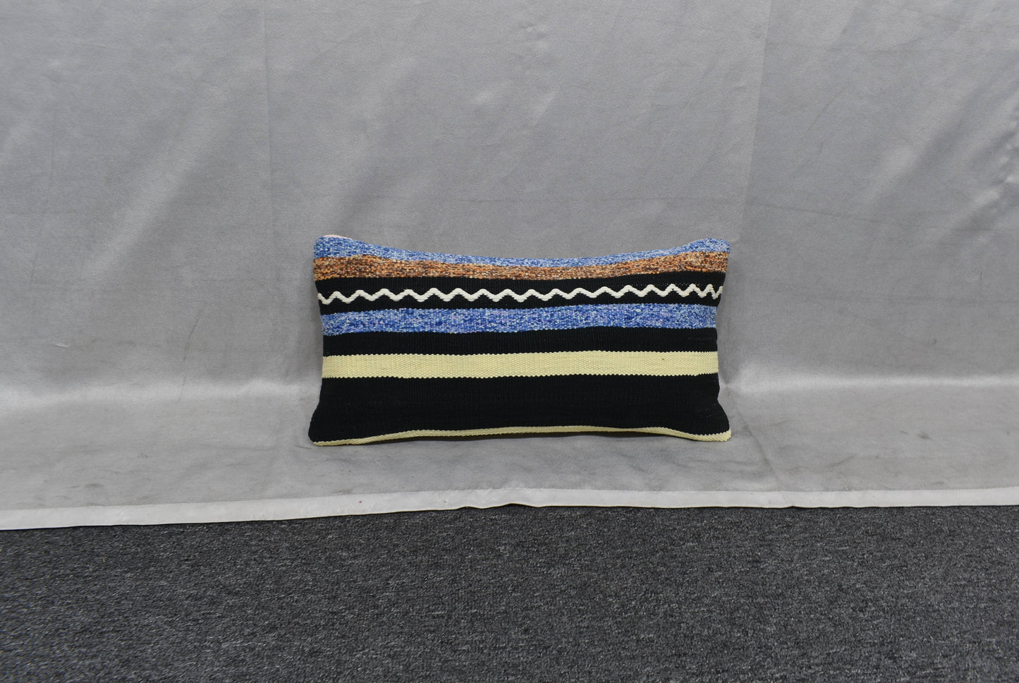 Yeni El Dokuma Dekoratif Lumbar Kilim Kırlent Yastık Kılıfı 6204