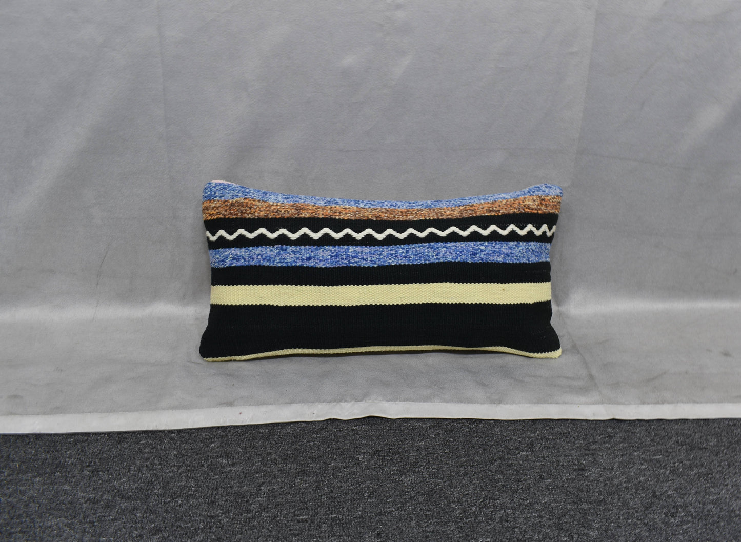 Yeni El Dokuma Dekoratif Lumbar Kilim Kırlent Yastık Kılıfı 6204