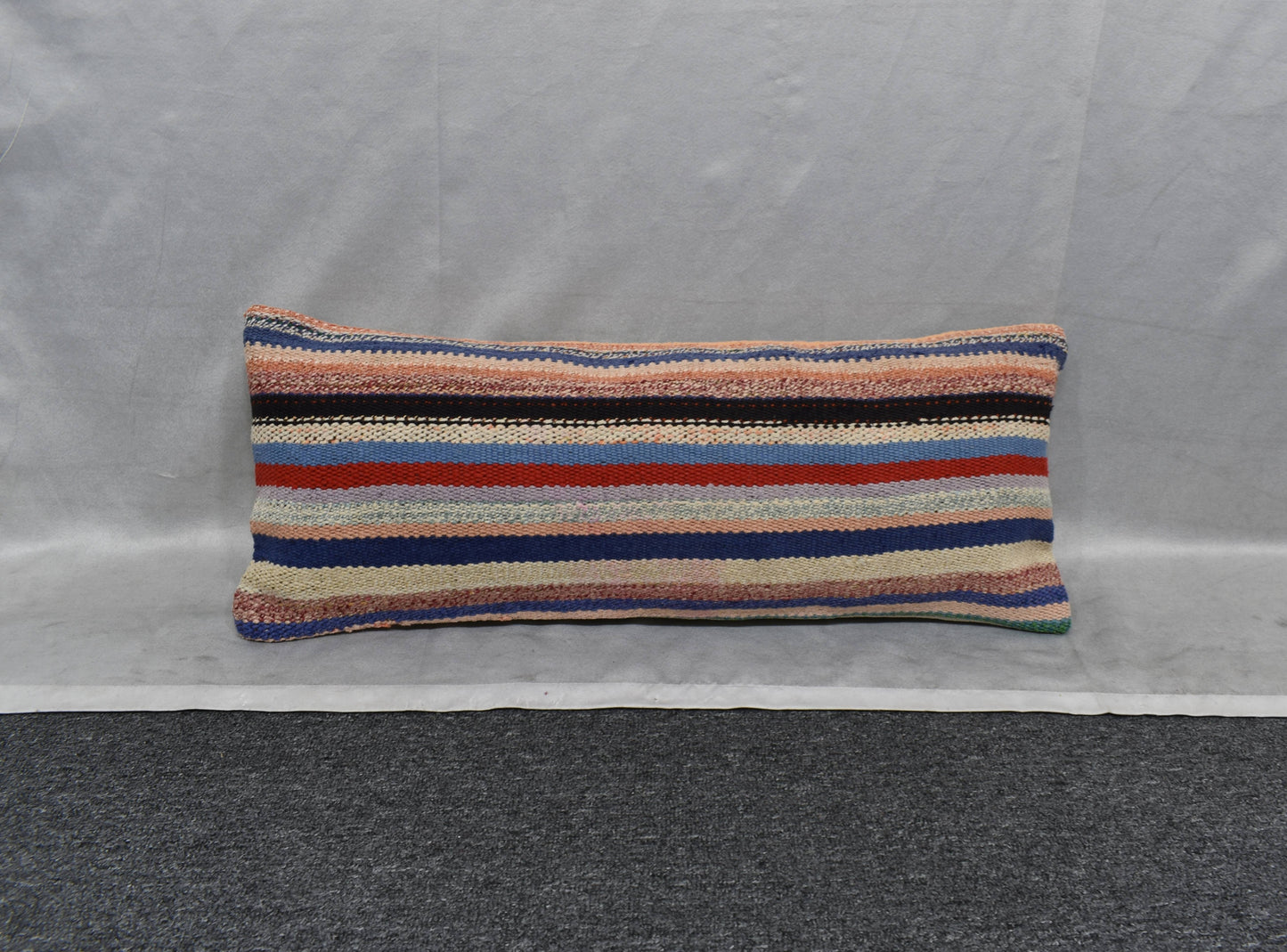 Yeni El Dokuma Dekoratif Lumbar Kilim Kırlent Yastık Kılıfı 6205