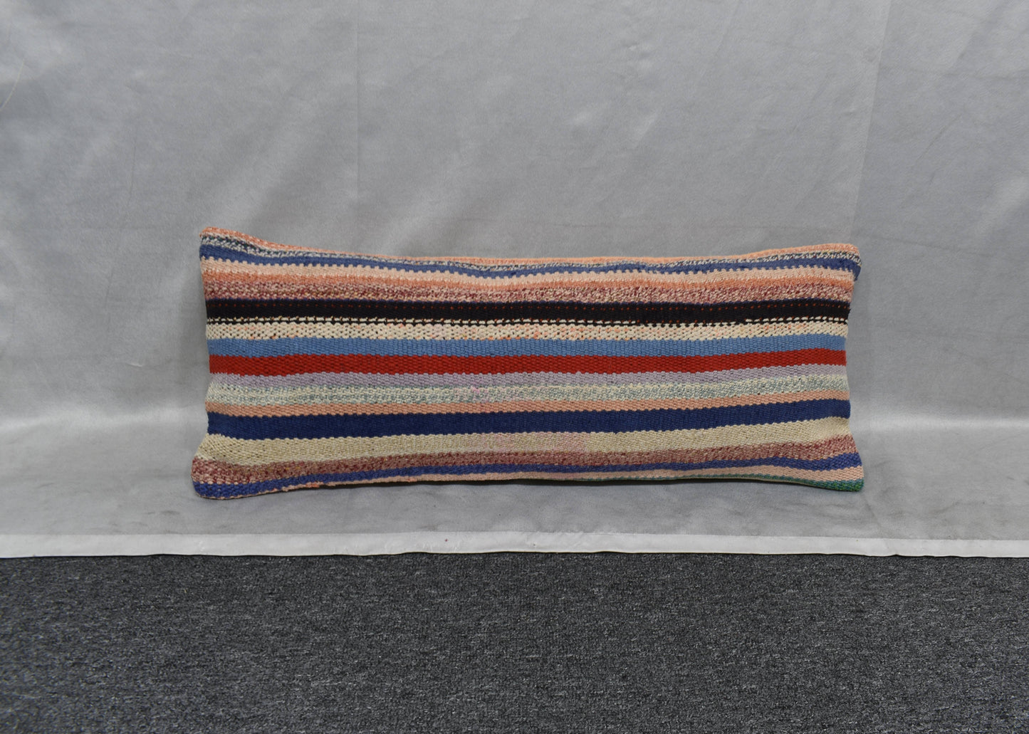Yeni El Dokuma Dekoratif Lumbar Kilim Kırlent Yastık Kılıfı 6205