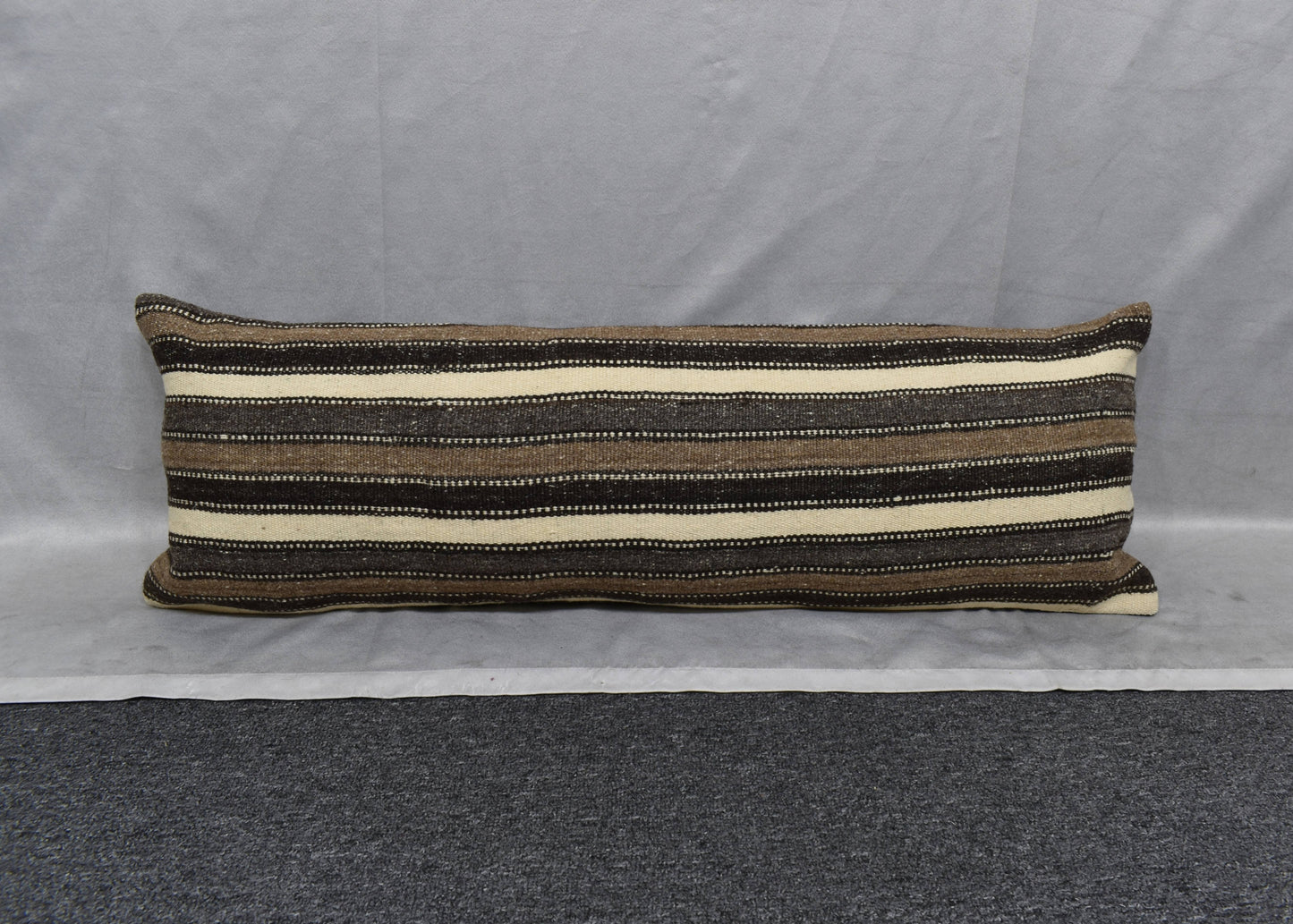 Yeni El Dokuma Dekoratif Lumbar Kilim Kırlent Yastık Kılıfı 6207