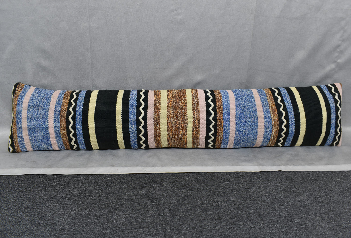 Yeni El Dokuma Dekoratif Lumbar Kilim Kırlent Yastık Kılıfı 6209