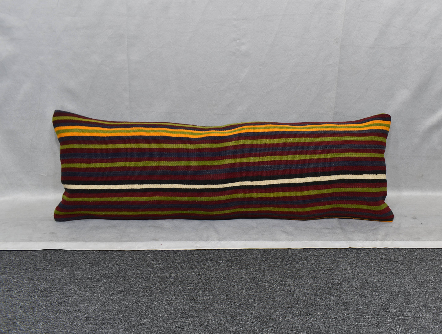 Yeni El Dokuma Dekoratif Lumbar Kilim Kırlent Yastık Kılıfı 6210