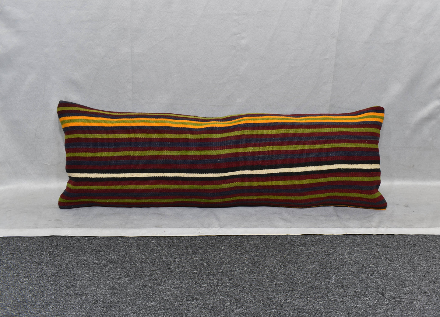 Yeni El Dokuma Dekoratif Lumbar Kilim Kırlent Yastık Kılıfı 6210